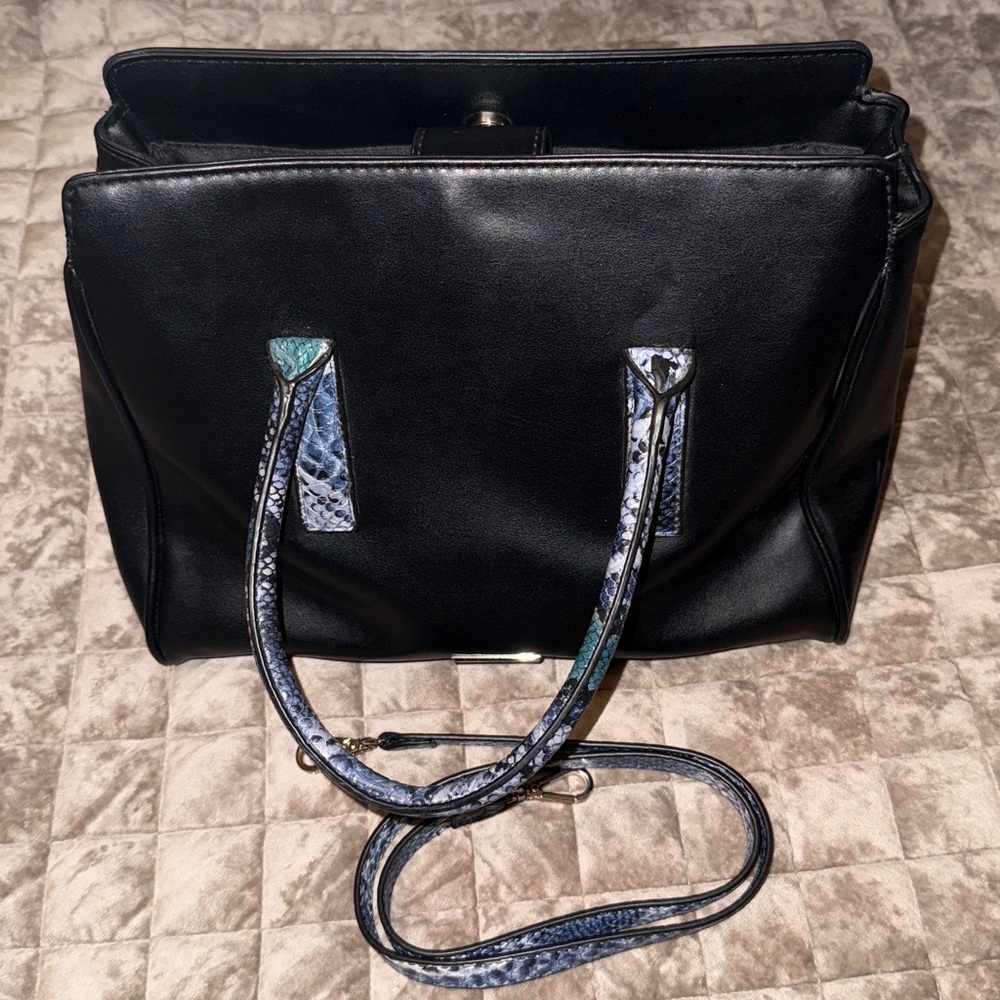 Christian Siriano Black and Silver bag. Excellent new condition!